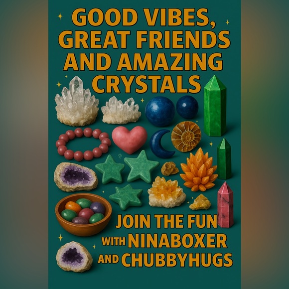Other - @Ninaboxer & @Chubbyhugs Crystal Co-Host Live Sale